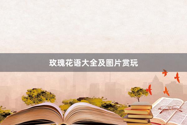 玫瑰花语大全及图片赏玩